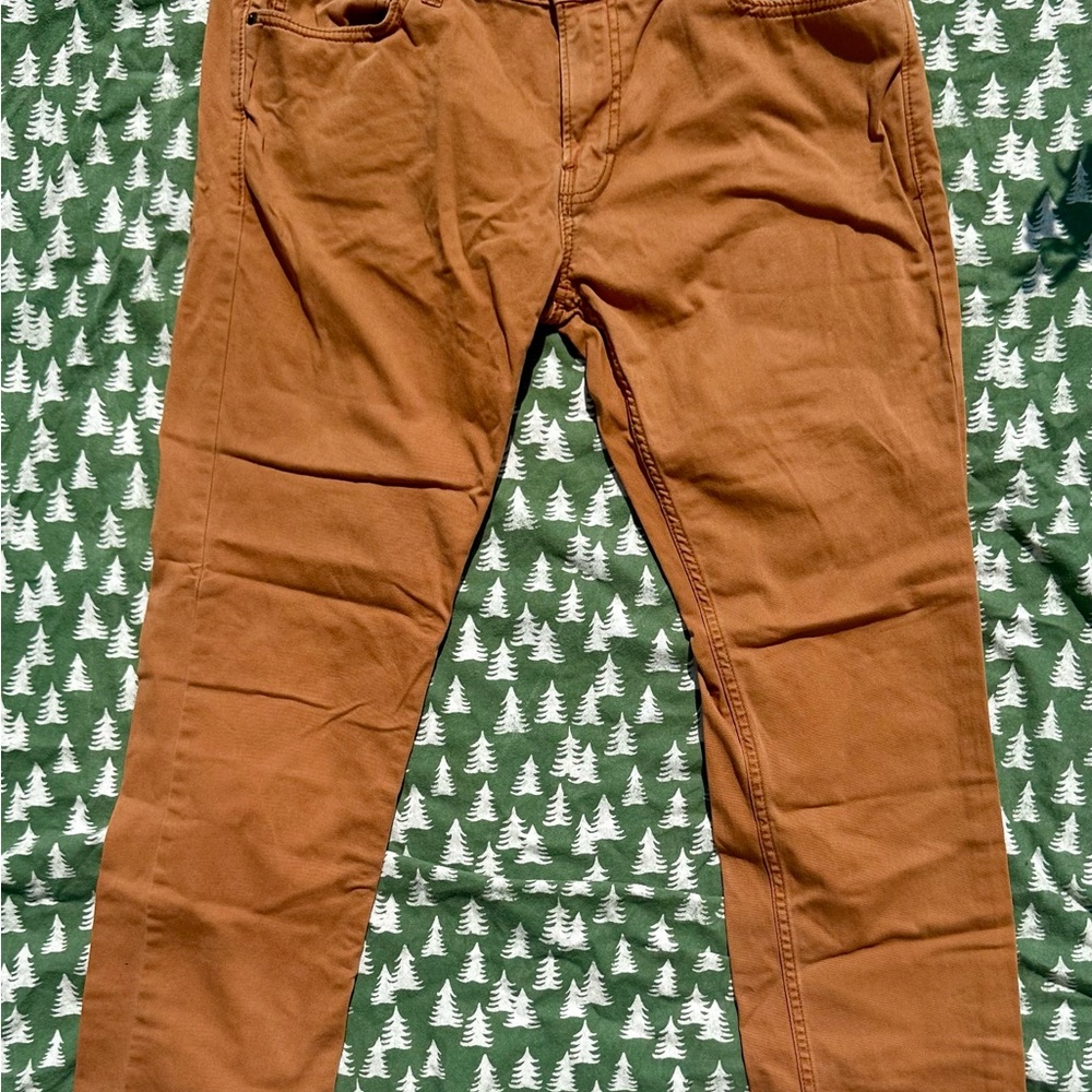 Hollister Men’s 5 Pocket Skinny Pant 34x32 Camel Tan - Picture 2 of 5